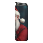 Skye Terrier met Sinterklaas Feestelijke Kerstmis Thermosbeker (Geroteerd rechts)