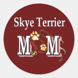 Skye Terrier MOM Gifts Ronde Sticker