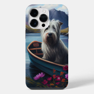 Skye Terrier op een peddel: Een Schilderachtig avo iPhone 14 Pro Max Hoesje