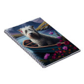 Skye Terrier op een peddel: Een Schilderachtig avo Notitieboek (Rechterzijde)
