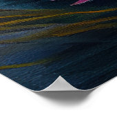 Skye Terrier op een peddel: Een Schilderachtig avo Poster (Hoek)