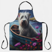 Skye Terrier op een peddel: Een Schilderachtig avo Schort (Voorkant)