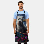 Skye Terrier op een peddel: Een Schilderachtig avo Schort (Gedragen)