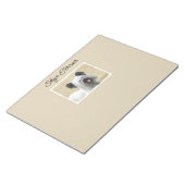 Skye Terrier Painting - Cute Original Dog Art Note Notitieblok (Schuin)