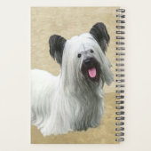 Skye Terrier Painting - Cute Original Dog Art Planner (Achterkant)