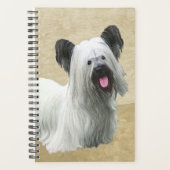 Skye Terrier Painting - Cute Original Dog Art Planner (Voorkant)