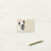 Skye Terrier Painting - Cute Original Dog Art Post-it® Notes (Op bureau)