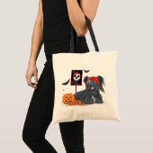 Skye Terrier Piraat voor Halloween Tote Bag (Voorkant (product))