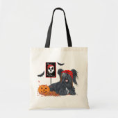 Skye Terrier Pirate for Halloween Tote Bag (Voorkant)