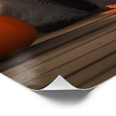 Skye Terrier Puppy Herfst Delight Pompoen Perfect Poster (Hoek)