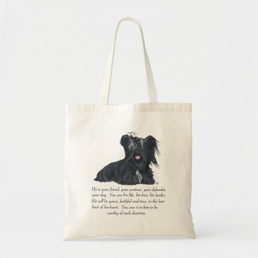 Skye Terrier REU Aandenken Tote Bag (Voorkant)