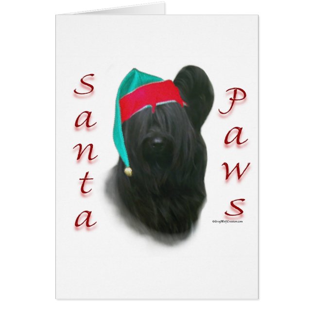 Skye Terrier Santa Paws (Voorkant)