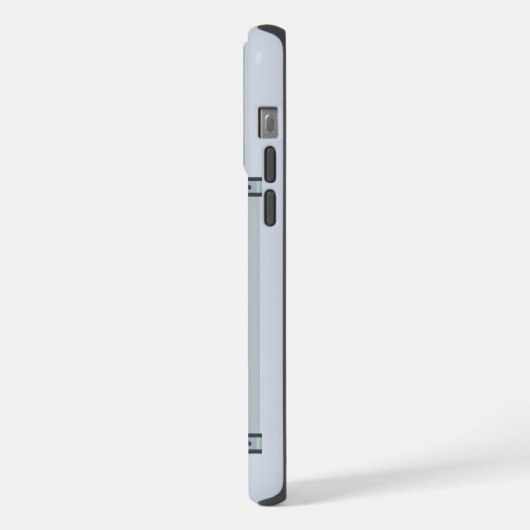 Skye Terrier Schattigee Blauwe Kerst Feestdagen iPhone Hoesje (Linkerkant)