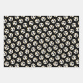 Skye Terrier Schilderen Zilver Grijs Originele Hon Inpakpapier Vel (Voorkant 3)