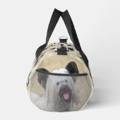 Skye Terrier Schilderen Zilver Grijs Originele Hon Plunjezak (Rechts)