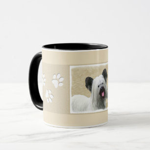 Skye Terrier Schilderij - Mooie Originele Honden K Mok