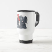 Skye Terrier Sinterklaas Reis Mok (Voorkant rechts)