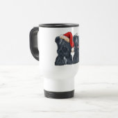 Skye Terrier Sinterklaas Reis Mok (Voorkant links)