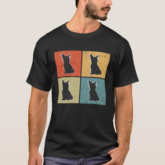 Skye Terrier Vintage 4 T-shirt (Voorkant)