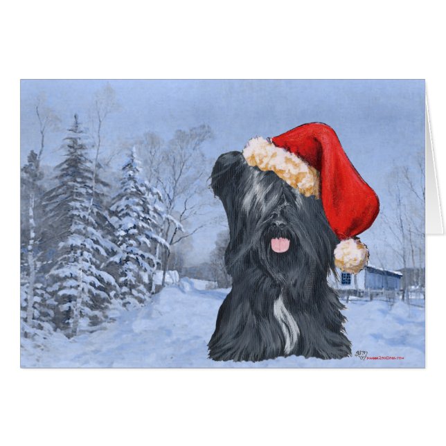 Skye Terrier Wintertime (Voorkant Horizontaal)