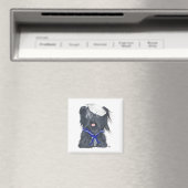 Skye Terrier Zeiler Magneet (Insitu (Vaatwasser))