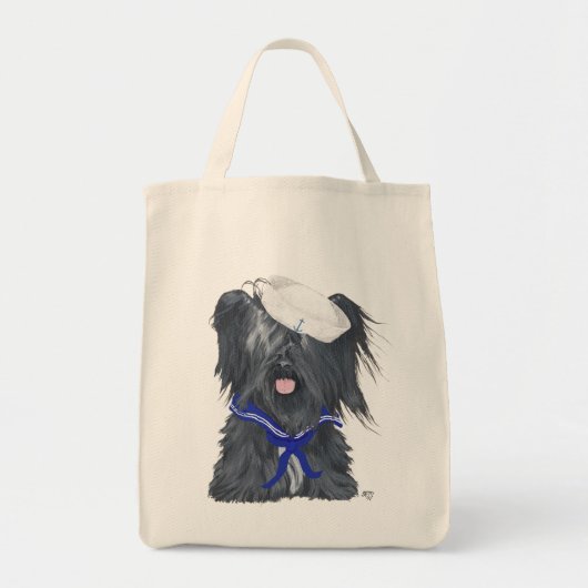 Skye Terrier Zeiler Strandtas Tote Bag (Voorkant)