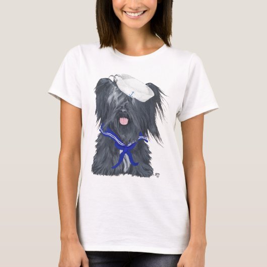 Skye Terrier Zeiler T-shirt (Voorkant)