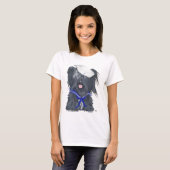 Skye Terrier Zeiler T-shirt (Voorkant volledig)