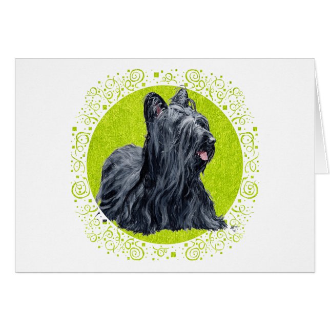 Skye Terriers Green Grass (Voorkant Horizontaal)
