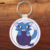 Skye Toon Kat Kitten Sleutelhanger (Voorkant)