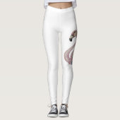 Skye Uitzicht Flamingo All-Over-Print Leggings (Voorkant)