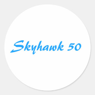 Skyhawk 50 ronde sticker
