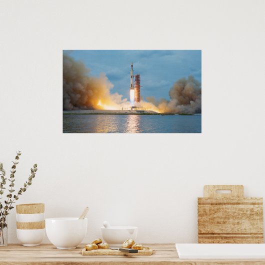 Skylab 1 Launch Poster (Keuken)