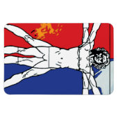 Skylab 2 Vitruvian Man Missie Patch Logo Magneet (Horizontaal)