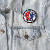 Skylab 2 Vitruvian Man Missie Patch Logo Ronde Button 5,7 Cm (In situ)