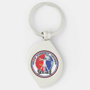 Skylab 2 Vitruvian Man Missie Patch Logo Sleutelhanger