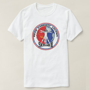 Skylab 2 Vitruvian Man Missie Patch Logo T-shirt