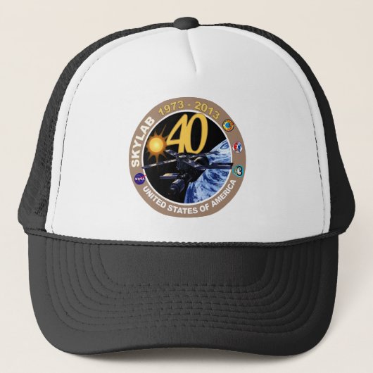 SKYLAB:  40e Jubileum Logo! Trucker Pet (Voorkant)