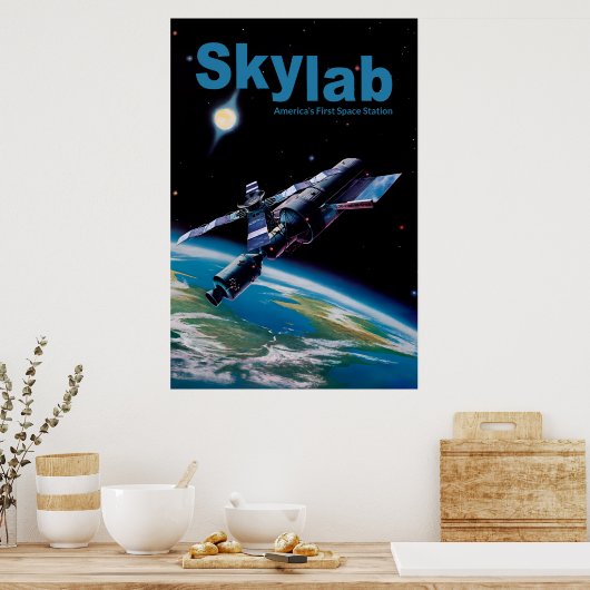 Skylab - Amerika's eerste ruimtestation Poster (Keuken)