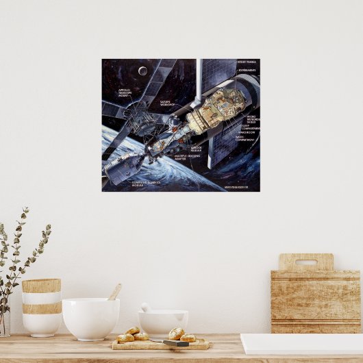 Skylab met Command/Service Module Poster (Keuken)