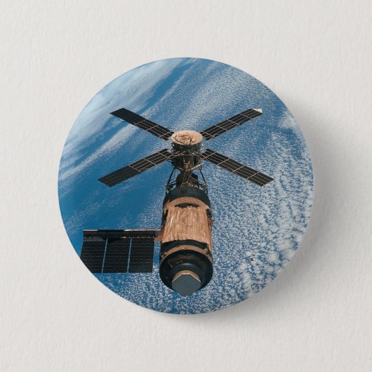 Skylab Space Station Ronde Button 5,7 Cm (Voorkant)
