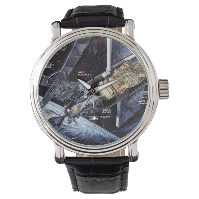 SKYLAB SQUARE HORLOGE (Voorkant)