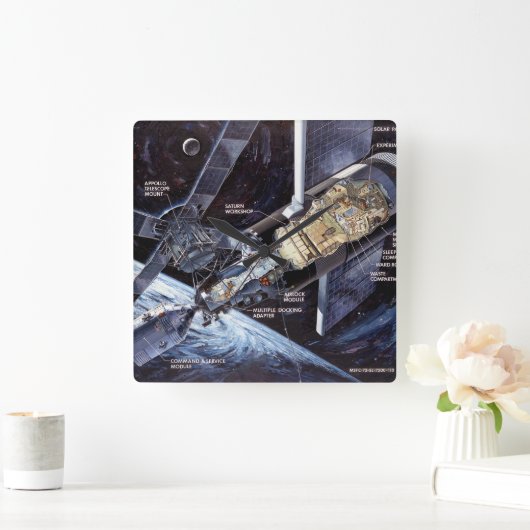 SKYLAB VIERKANTE KLOK (Huis)