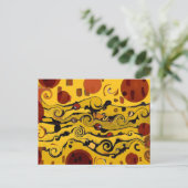 Skyland Abstract Briefkaart (Staand voorkant)