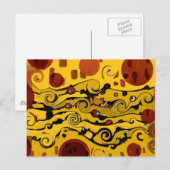 Skyland Abstract Briefkaart (Voorkant / Achterkant)