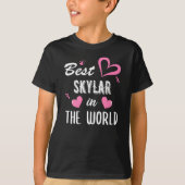 Skylar Name, Beste Skylar in de wereld T-shirt (Voorkant)