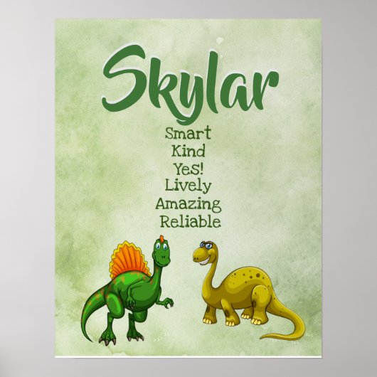 Skylar Name Poster (Voorkant)