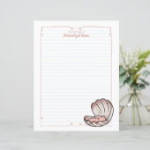 Skylar Scallop beklede papieren vellen (Staand voorkant)