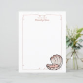 Skylar Scallop ongevoerde papieren vellen (Staand voorkant)