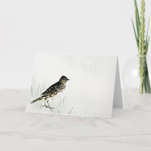 Skylark Bird, Watanabe Seitei Kaart (Voorkant)